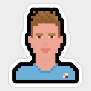 De bruyne 8 bit Sticker